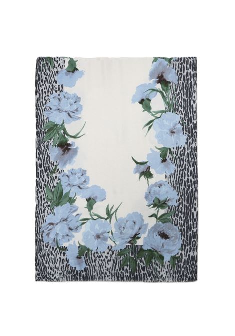 foulard flower azzurro LIU JO | 2F5077T0300FLOWER.ANIM-74015